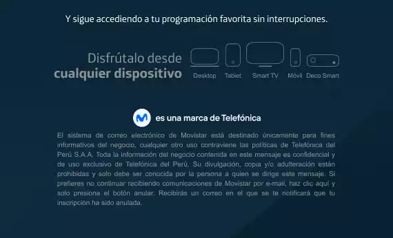 Accede a tu programacion