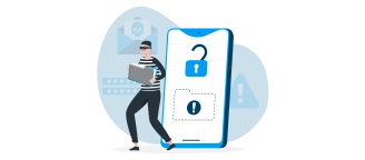 Imagen de celular con acceso desbloqueado
