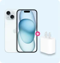 Apple iPhone 15 128GB + Apple Cargador 20W Apple iPhone 15 128GB + Apple Cargador 20W