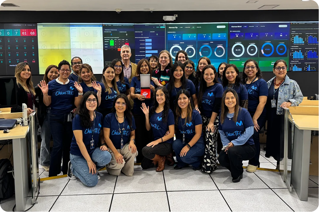 Movistar es reconocida por el Observatorio de Sostenibilidad Social del MTC por su programa Chicas TEC Movistar es reconocida por el Observatorio de Sostenibilidad Social del MTC por su programa Chicas TEC